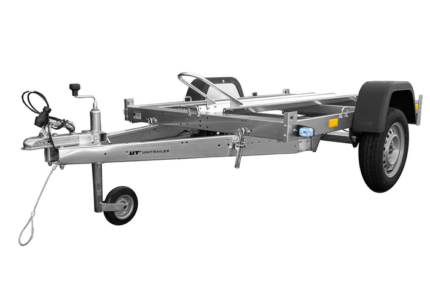 Einschienen-Motorradanhänger ohne Boden